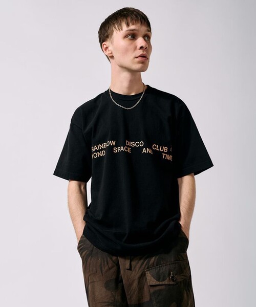 BEAMS RECORDS(ビームスレコーズ)の「Rainbow Disco Club / 2026 Basic S/S T-shirts(Tシャツ/カットソー・メンズ・ホワイト/ブラック・LARGE/MEDIUM)」の2枚目の写真