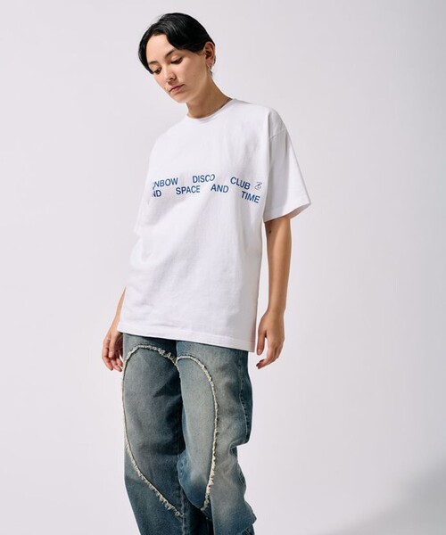 BEAMS RECORDS(ビームスレコーズ)の「Rainbow Disco Club / 2026 Basic S/S T-shirts(Tシャツ/カットソー・メンズ・ホワイト/ブラック・LARGE/MEDIUM)」の9枚目の写真