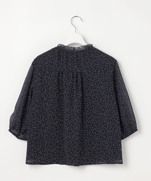 J.PRESS(ジェイプレス)の「シアードットプリント カットソー(Tシャツ/カットソー・レディース・ベージュ系5/ネイビー系5・T13/T15)」の9枚目の写真