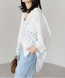 pocket | フード付きオーバーサイズシャツ(シャツ/ブラウス)