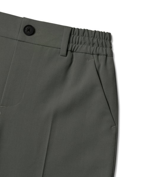 MUSINSA STANDARD KIDS（ムシンサスタンダードキッズ）の「テーパードバンディングスラックス [ライトカーキ]（その他パンツ・レディース・その他・150/130/140/120）」の6枚目の写真