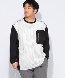 EXCELLENT FINE（エクセレント ファイン）の「Tシャツ 長袖 メンズ 大きいサイズ ドライ ストレッチ ベア天竺 クルーネック カットソー EXCELLENT FINE (エクセレントファイン)（Tシャツ/カットソー）」