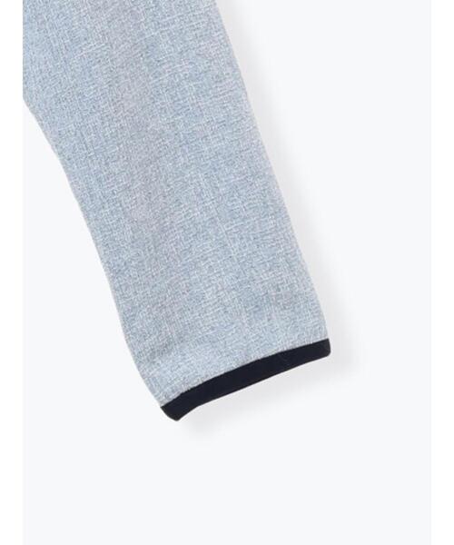 Te chichi(テチチ)の「ライトツイードバイカラージャケット《2026 spring catalog item》(ノーカラージャケット・レディース・アイボリー/ブルー・F)」の21枚目の写真