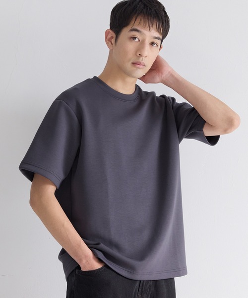 coca(coca)(コカ)の「ユニセックス ソフトジャージートップス(Tシャツ/カットソー・メンズ・グレイッシュベージュ/チャコール/ホワイト/ライトブルー・XL/M/L/2XL)」の1枚目の写真