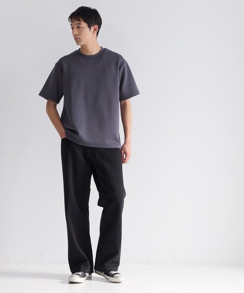coca(coca)(コカ)の「ユニセックス ソフトジャージートップス(Tシャツ/カットソー・メンズ・グレイッシュベージュ/チャコール/ホワイト/ライトブルー・XL/M/L/2XL)」の5枚目の写真