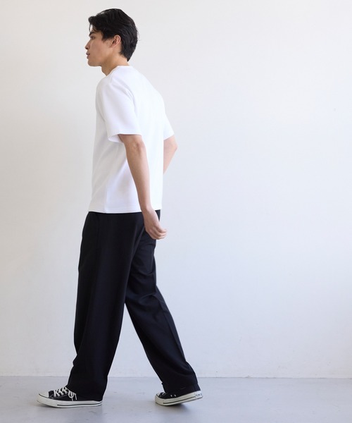 coca(coca)(コカ)の「ユニセックス ソフトジャージートップス(Tシャツ/カットソー・メンズ・グレイッシュベージュ/チャコール/ホワイト/ライトブルー・XL/M/L/2XL)」の15枚目の写真