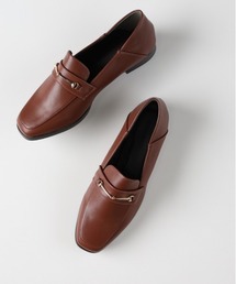 Right-on | 【HONEYSUCKLE ROSE】ビット付き2WAYローファー (知的なアクセント / スクエアトゥ / リラックス / オフィスカジュアル)(ローファー)