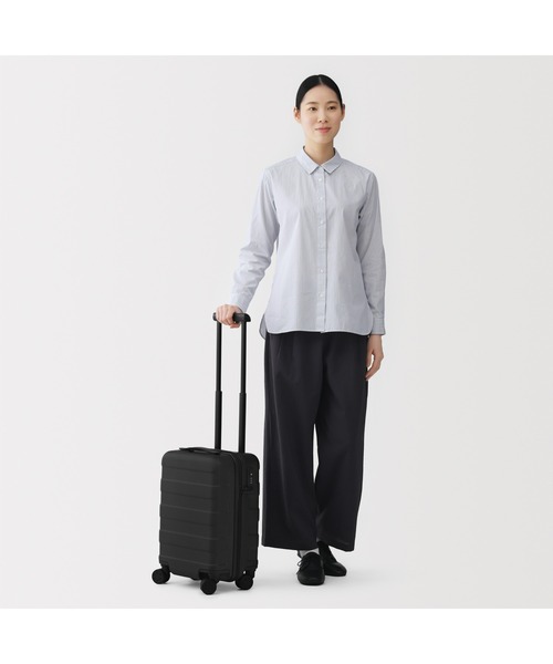 無印良品(ムジルシリョウヒン)の「バーを自由に調節できる ハードキャリーケース(20L)(スーツケース/キャリーバッグ・レディース・ブラック・FREE)」の14枚目の写真