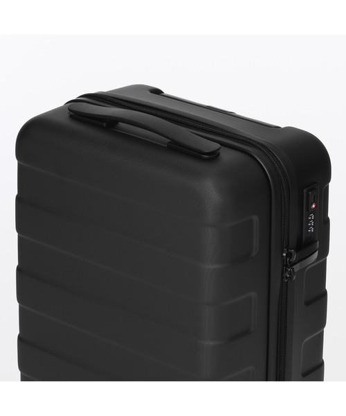 無印良品(ムジルシリョウヒン)の「バーを自由に調節できる ハードキャリーケース(20L)(スーツケース/キャリーバッグ・レディース・ブラック・FREE)」の9枚目の写真