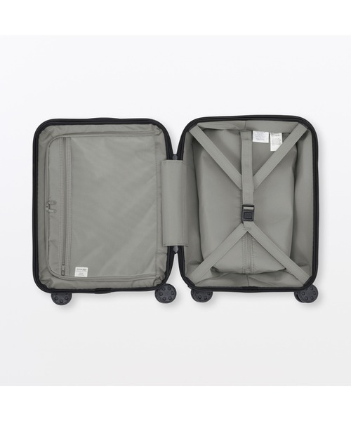 無印良品(ムジルシリョウヒン)の「バーを自由に調節できる ハードキャリーケース(20L)(スーツケース/キャリーバッグ・レディース・ブラック・FREE)」の8枚目の写真