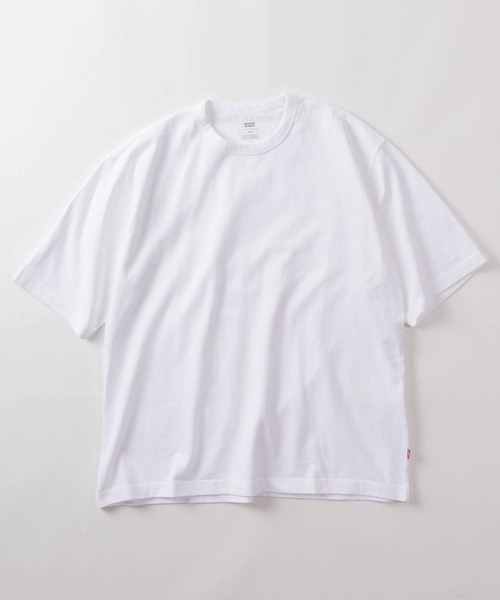 Levi's(リーバイス)の「【74】【Levi’s/リーバイス】ヘビーウェイト ルーズシルエット 無地 クルーネックTシャツ(Tシャツ/カットソー・メンズ・ホワイト/ブラック・M/S/XL/L)」の1枚目の写真