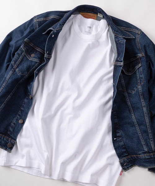 Levi's(リーバイス)の「【74】【Levi’s/リーバイス】ヘビーウェイト ルーズシルエット 無地 クルーネックTシャツ(Tシャツ/カットソー・メンズ・ホワイト/ブラック・M/S/XL/L)」の9枚目の写真