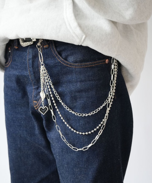 Port(ポート)の「【 Port / ポート 】 ロング デザイン ウォレットチェーン / パンツチェーン(ウォレットチェーン・レディース・シルバー系その他/シルバー系その他4/シルバー系その他2/シルバー/シルバー系その他3・FREE)」の3枚目の写真