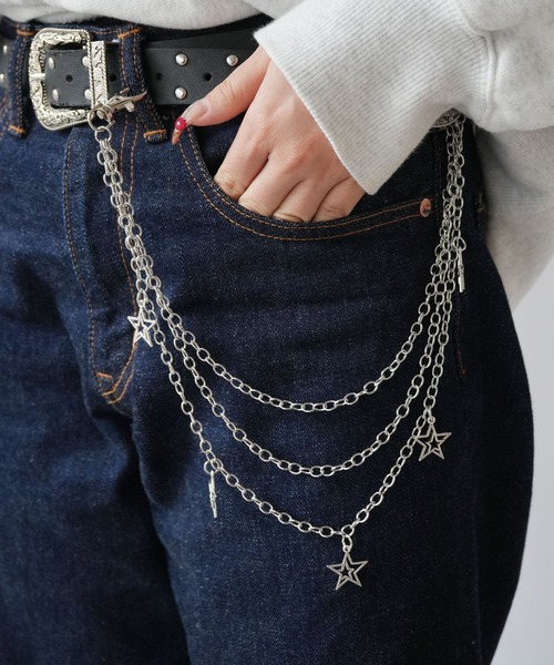 Port(ポート)の「【 Port / ポート 】 ロング デザイン ウォレットチェーン / パンツチェーン(ウォレットチェーン・レディース・シルバー系その他/シルバー系その他4/シルバー系その他2/シルバー/シルバー系その他3・FREE)」の5枚目の写真