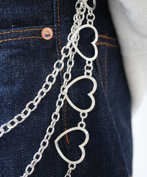 Port(ポート)の「【 Port / ポート 】 ロング デザイン ウォレットチェーン / パンツチェーン(ウォレットチェーン・レディース・シルバー系その他/シルバー系その他4/シルバー系その他2/シルバー/シルバー系その他3・FREE)」の6枚目の写真