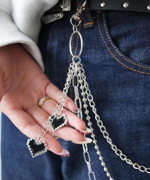 Port(ポート)の「【 Port / ポート 】 ロング デザイン ウォレットチェーン / パンツチェーン(ウォレットチェーン・レディース・シルバー系その他/シルバー系その他4/シルバー系その他2/シルバー/シルバー系その他3・FREE)」の9枚目の写真