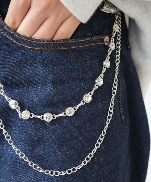 Port(ポート)の「【 Port / ポート 】 ロング デザイン ウォレットチェーン / パンツチェーン(ウォレットチェーン・レディース・シルバー系その他/シルバー系その他4/シルバー系その他2/シルバー/シルバー系その他3・FREE)」の12枚目の写真