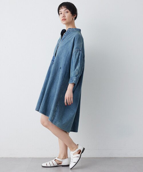 DENIM刺繍チュニックシャツ（シャツ/ブラウス）｜Whim Gazette（ウィム