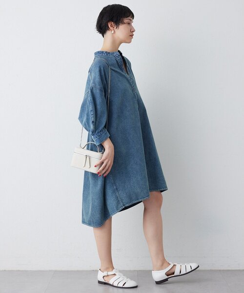 DENIM刺繍チュニックシャツ（シャツ/ブラウス）｜Whim Gazette（ウィム