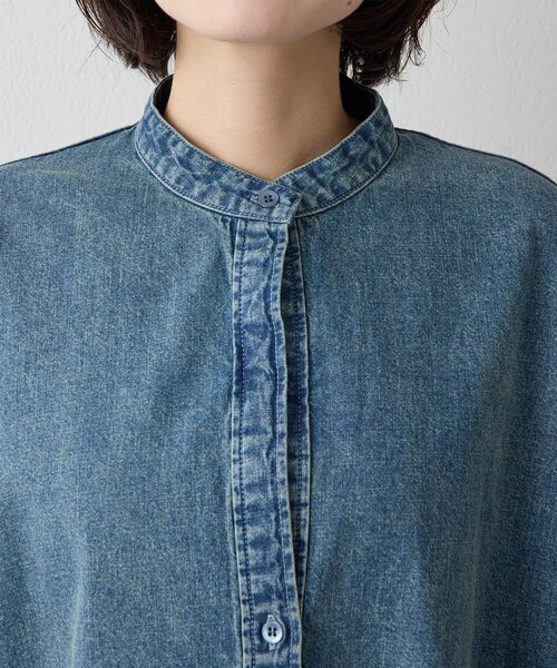 DENIM刺繍チュニックシャツ（シャツ/ブラウス）｜Whim Gazette（ウィム
