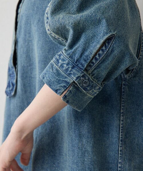 DENIM刺繍チュニックシャツ（シャツ/ブラウス）｜Whim Gazette（ウィム
