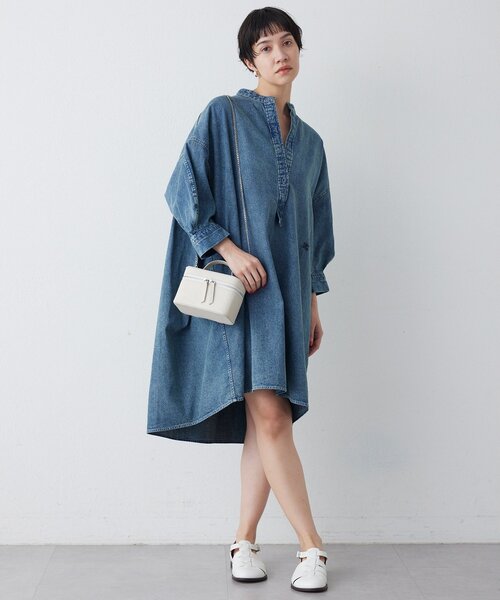 DENIM刺繍チュニックシャツ（シャツ/ブラウス）｜Whim Gazette（ウィム