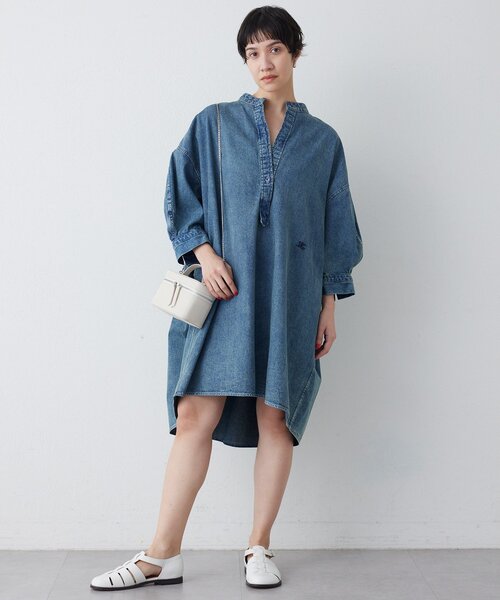 DENIM刺繍チュニックシャツ（シャツ/ブラウス）｜Whim Gazette（ウィム