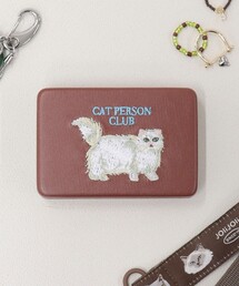 FREDY&GLOSTER（フレディアンドグロスター）の「【JOli JOli/ジョリジョリ】刺しゅうスクエアケース（ポーチ）」