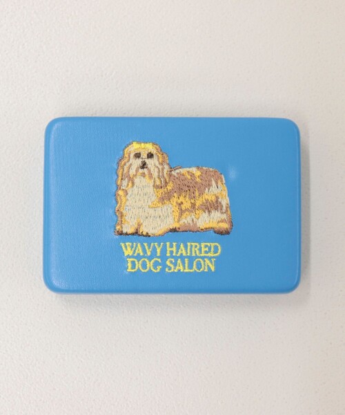 fredy emue（フレディエミュ）の「【JOli JOli/ジョリジョリ】刺しゅうスクエアケース（ポーチ・レディース・ライトブルー/ブラウン/シルバー・FREE）」の10枚目の写真