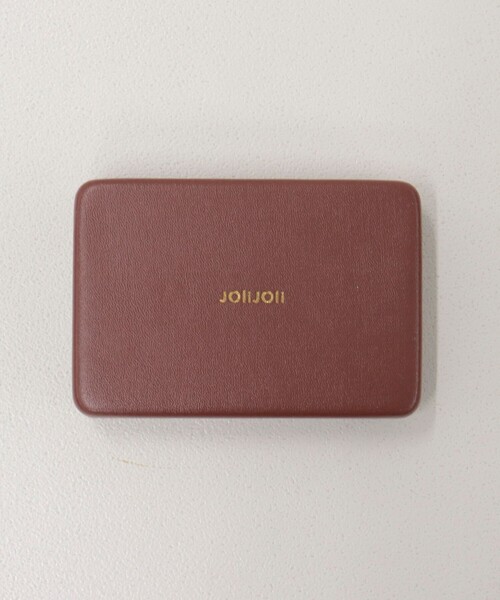 fredy emue（フレディエミュ）の「【JOli JOli/ジョリジョリ】刺しゅうスクエアケース（ポーチ・レディース・ライトブルー/ブラウン/シルバー・FREE）」の5枚目の写真