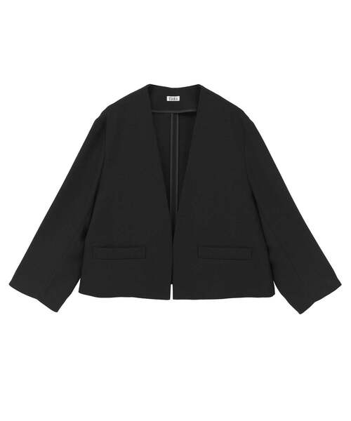 TIARA❤︎ジャケット　未使用品 TIARA｜ティアラのノーカラージャケット通販 - ZOZOTOWN