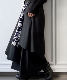 Candlestick（キャンドルスティック）の「ルーズシルエット ワイドパンツ レイヤード ドレープ 袴 パンツ（その他パンツ）」