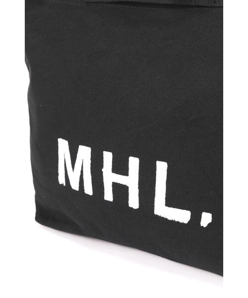 MHL.（エムエイチエル）の「HEAVY COTTON CANVAS（ショルダーバッグ・レディース・ブラック・FREE）」の5枚目の写真