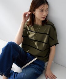 UNTITLED（アンタイトル）の「【古畑星夏さん着用/11色展開/体型カバー】前後2WAYフレンチスリーブニット（ニット/セーター）」