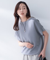 UNTITLED（アンタイトル）の「【古畑星夏さん着用/11色展開/体型カバー】前後2WAYフレンチスリーブニット（ニット/セーター）」