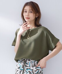 【11色展開/体型カバー】前後2WAYフレンチスリーブニット
