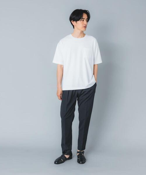 URBAN RESEARCH ROSSO MEN(アーバンリサーチロッソメン)の「『接触冷感/吸水速乾/UVカット』ハイクオリティリラックスフィットTシャツ(Tシャツ/カットソー・メンズ・ネイビー/ライトグレー/ホワイト/ブラック・X-LARGE/LARGE/MEDIUM/SMALL)」の11枚目の写真