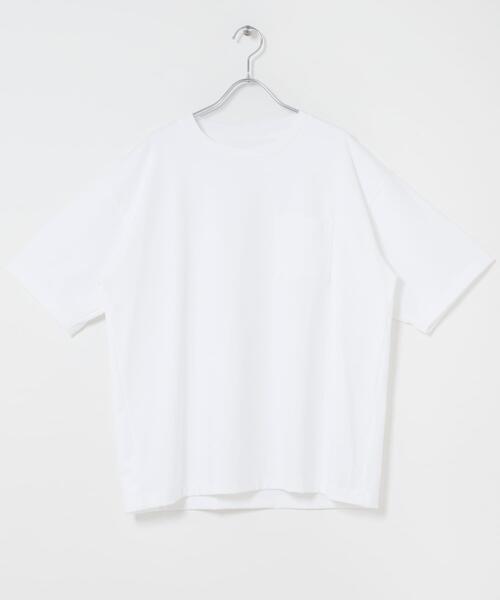 URBAN RESEARCH ROSSO MEN(アーバンリサーチロッソメン)の「『接触冷感/吸水速乾/UVカット』ハイクオリティリラックスフィットTシャツ(Tシャツ/カットソー・メンズ・ネイビー/ライトグレー/ホワイト/ブラック・X-LARGE/LARGE/MEDIUM/SMALL)」の19枚目の写真