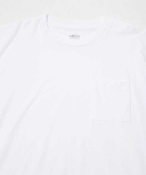 URBAN RESEARCH ROSSO MEN(アーバンリサーチロッソメン)の「『接触冷感/吸水速乾/UVカット』ハイクオリティリラックスフィットTシャツ(Tシャツ/カットソー・メンズ・ネイビー/ライトグレー/ホワイト/ブラック・X-LARGE/LARGE/MEDIUM/SMALL)」の20枚目の写真