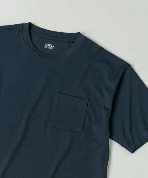 URBAN RESEARCH ROSSO MEN(アーバンリサーチロッソメン)の「『接触冷感/吸水速乾/UVカット』ハイクオリティリラックスフィットTシャツ(Tシャツ/カットソー・メンズ・ネイビー/ライトグレー/ホワイト/ブラック・X-LARGE/LARGE/MEDIUM/SMALL)」の13枚目の写真