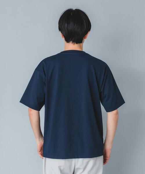 URBAN RESEARCH ROSSO MEN(アーバンリサーチロッソメン)の「『接触冷感/吸水速乾/UVカット』ハイクオリティリラックスフィットTシャツ(Tシャツ/カットソー・メンズ・ネイビー/ライトグレー/ホワイト/ブラック・X-LARGE/LARGE/MEDIUM/SMALL)」の17枚目の写真