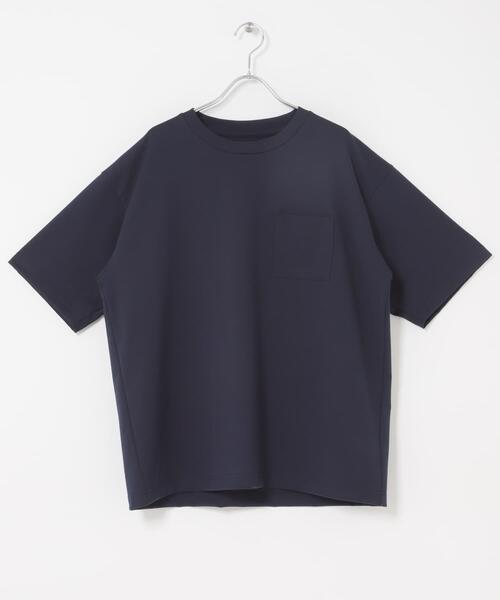 URBAN RESEARCH ROSSO MEN(アーバンリサーチロッソメン)の「『接触冷感/吸水速乾/UVカット』ハイクオリティリラックスフィットTシャツ(Tシャツ/カットソー・メンズ・ネイビー/ライトグレー/ホワイト/ブラック・X-LARGE/LARGE/MEDIUM/SMALL)」の18枚目の写真
