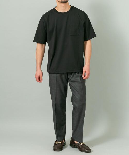 URBAN RESEARCH ROSSO MEN(アーバンリサーチロッソメン)の「『接触冷感/吸水速乾/UVカット』ハイクオリティリラックスフィットTシャツ(Tシャツ/カットソー・メンズ・ネイビー/ライトグレー/ホワイト/ブラック・X-LARGE/LARGE/MEDIUM/SMALL)」の20枚目の写真