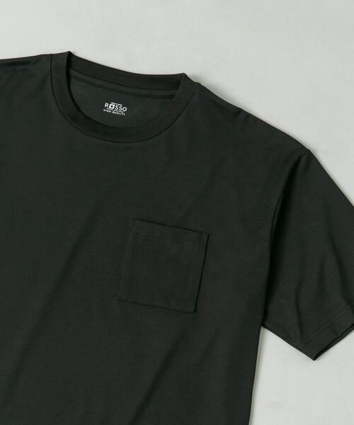URBAN RESEARCH ROSSO MEN(アーバンリサーチロッソメン)の「『接触冷感/吸水速乾/UVカット』ハイクオリティリラックスフィットTシャツ(Tシャツ/カットソー・メンズ・ネイビー/ライトグレー/ホワイト/ブラック・X-LARGE/LARGE/MEDIUM/SMALL)」の21枚目の写真