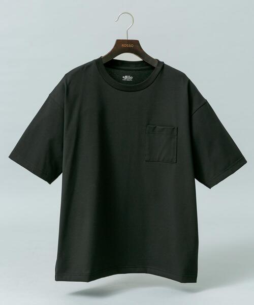 URBAN RESEARCH ROSSO MEN(アーバンリサーチロッソメン)の「『接触冷感/吸水速乾/UVカット』ハイクオリティリラックスフィットTシャツ(Tシャツ/カットソー・メンズ・ネイビー/ライトグレー/ホワイト/ブラック・X-LARGE/LARGE/MEDIUM/SMALL)」の22枚目の写真