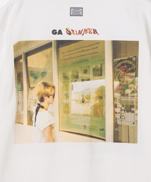 TANGTANG(タンタン)の「TANGTANG | 半袖Tシャツ GASATANG HIBI÷VIVID WOMEN(Tシャツ/カットソー・レディース・ホワイト・S)」の7枚目の写真
