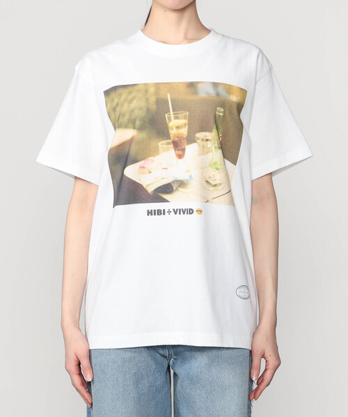 TANGTANG(タンタン)の「TANGTANG | 半袖Tシャツ GASATANG HIBI÷VIVID WOMEN(Tシャツ/カットソー・レディース・ホワイト・S)」の9枚目の写真