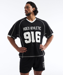 HDEX（エイチデックス）の「916 ジャイアントフィットメッシュショートスリーブ (ブラック)（Tシャツ/カットソー）」