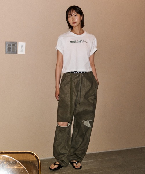 JORDAN BRAND(ジョーダンブランド)の「ジョーダン フリース ウィメンズ バギー パンツ / Jordan Fleece Women's Baggy Pants IR7792-304 Spruce Fog(その他パンツ・レディース・ライトグリーン・M/XL/XS/S/L)」の2枚目の写真