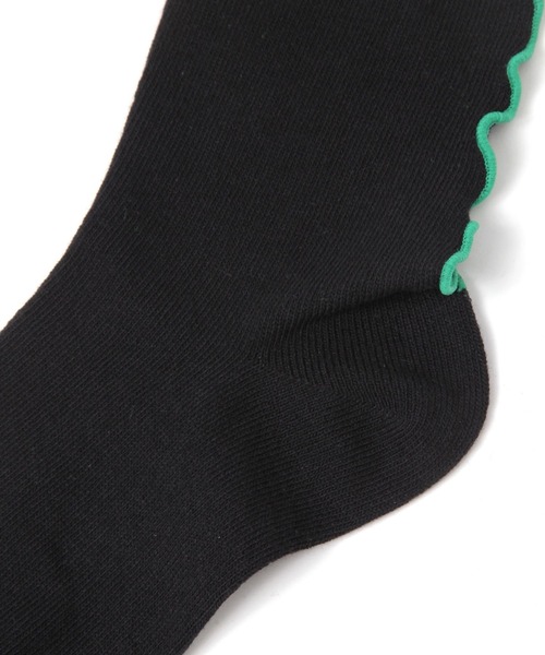 niko and...（ニコアンド）の「オリジナル配色メロウソックス（ソックス/靴下・レディース・ブラック/アイボリー/グレー・0）」の5枚目の写真